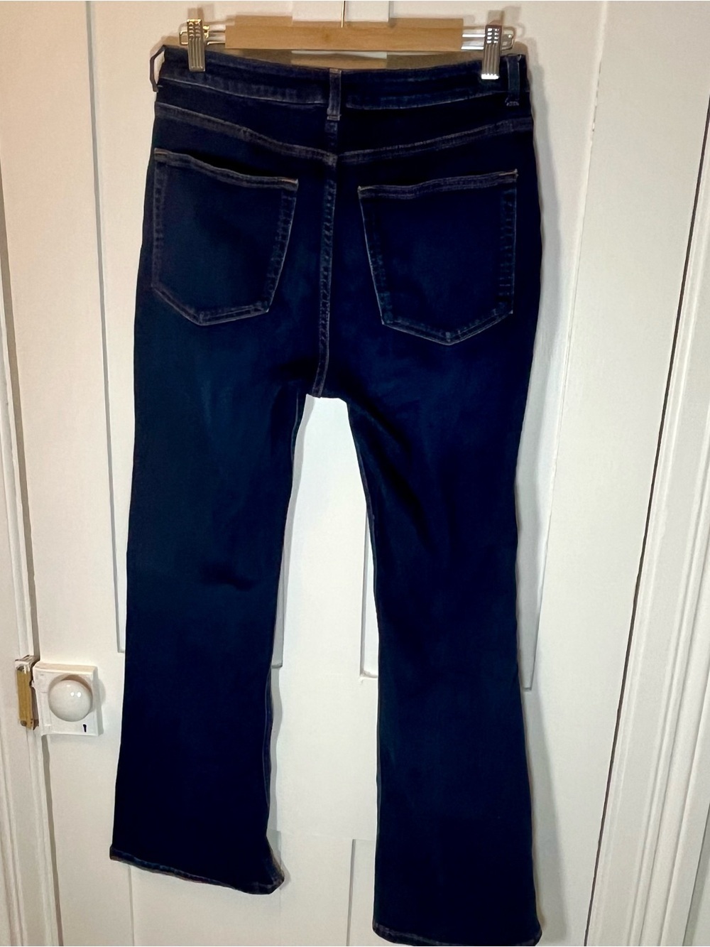 H&M Women's Dark Indigo Straight Leg Jeans - Picture 5 of 7